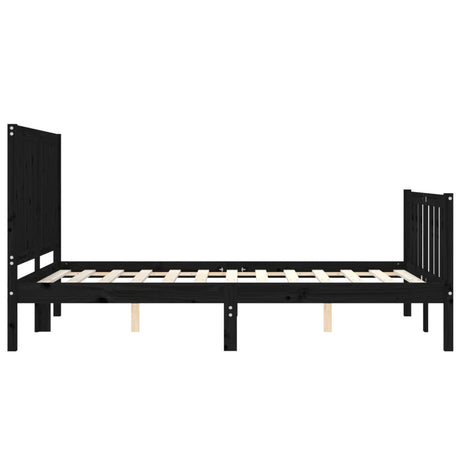 Bed Frame Without Mattress Solid Wood Pine