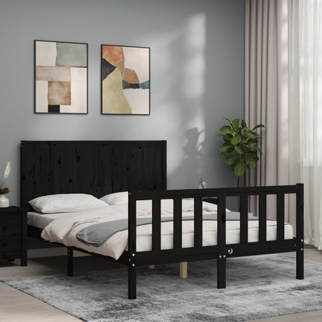 Bed Frame Without Mattress Solid Wood Pine