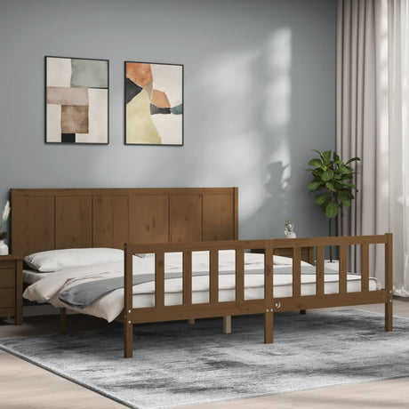 Bed Frame Without Mattress Solid Wood Pine