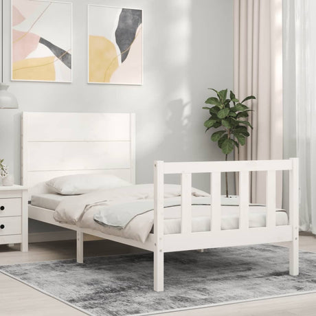 Bed Frame Without Mattress Small Single Solid Wood Pine