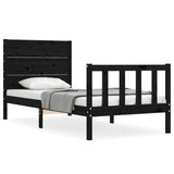 Bed Frame Without Mattress Small Single Solid Wood Pine