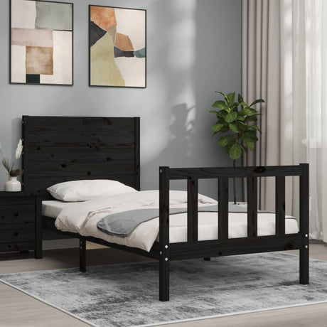 Bed Frame Without Mattress Small Single Solid Wood Pine