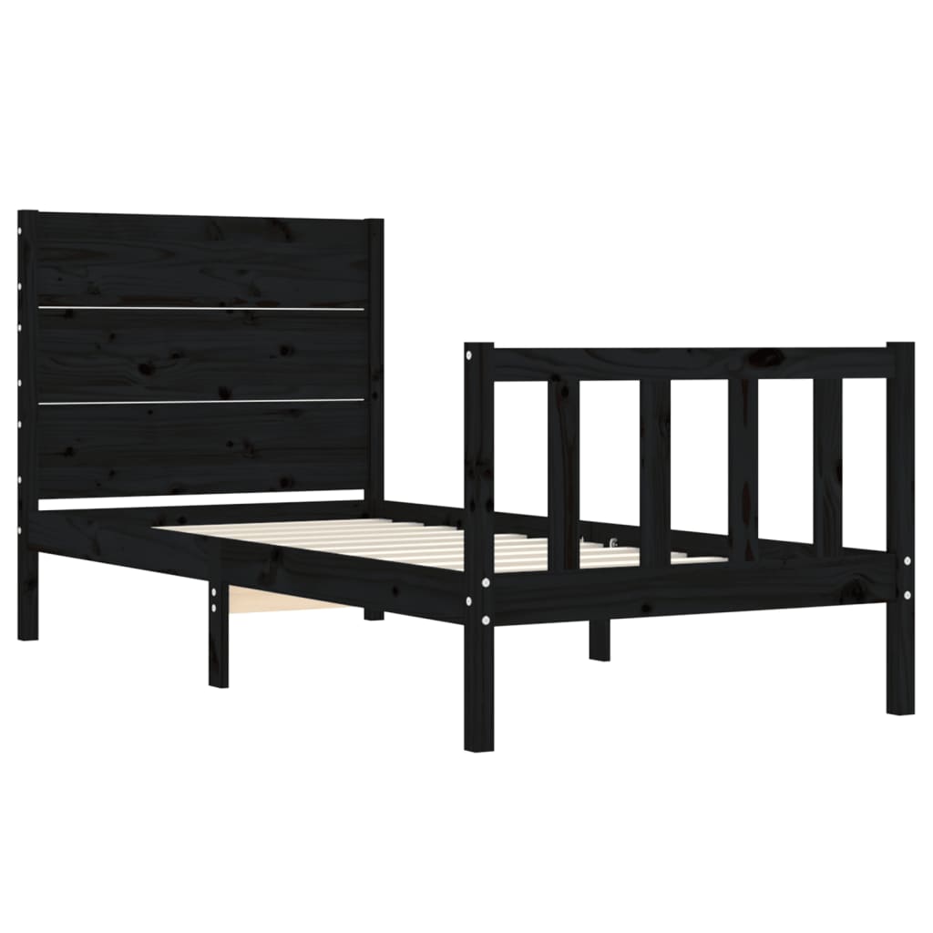 Bed Frame Without Mattress Small Single Solid Wood Pine