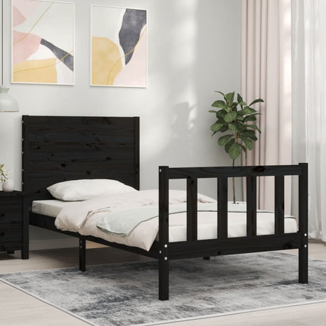 Bed Frame Without Mattress Small Single Solid Wood Pine