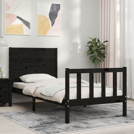 Bed Frame Without Mattress Small Single Solid Wood Pine