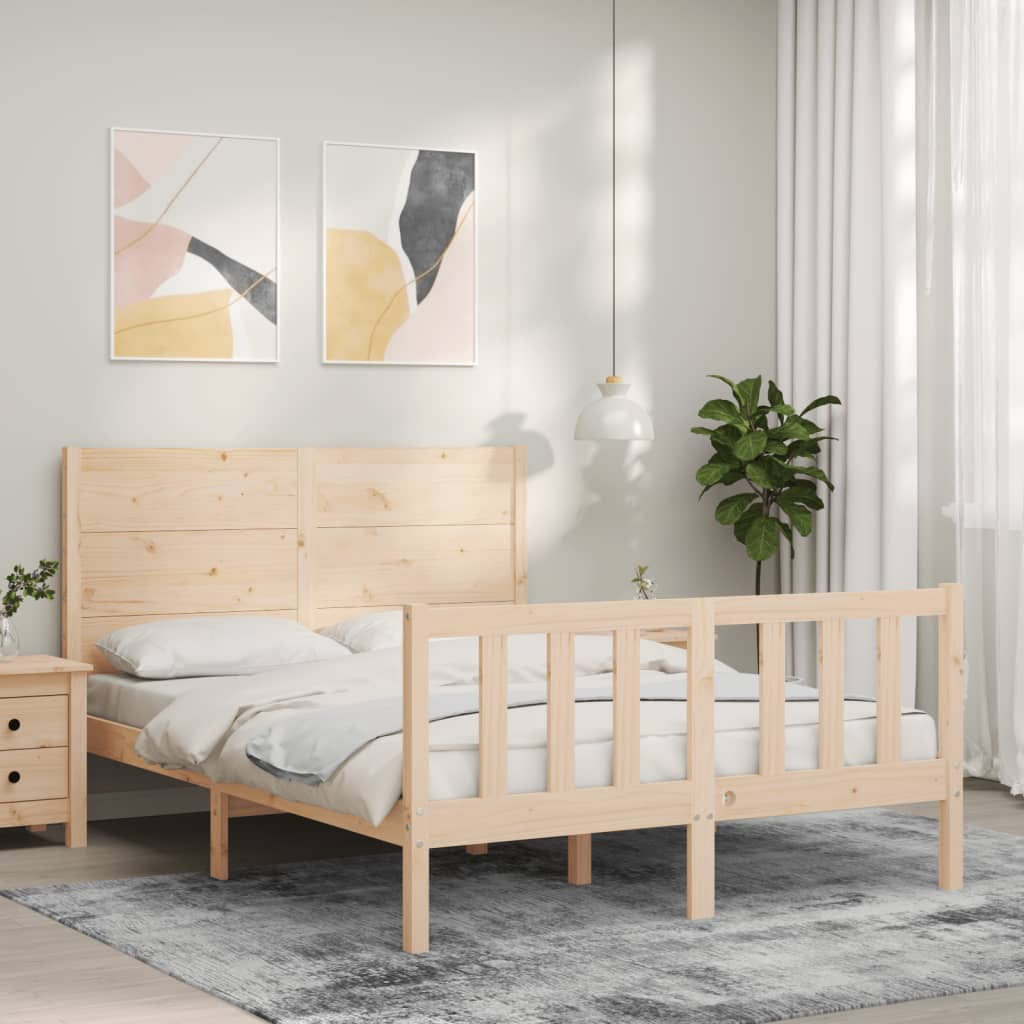 Bed Frame Without Mattress Small Single Solid Wood Pine