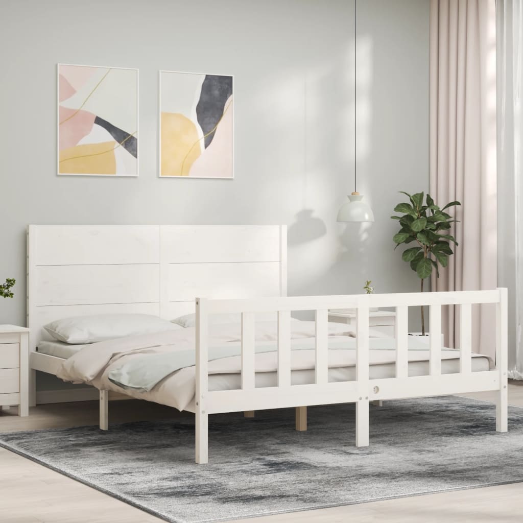 Bed Frame Without Mattress Small Single Solid Wood Pine