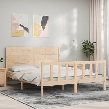 Bed Frame Without Mattress Small Single Solid Wood Pine