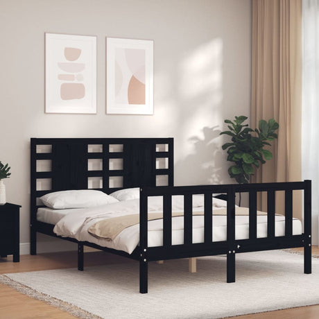 Bed Frame Without Mattress Solid Wood Pine