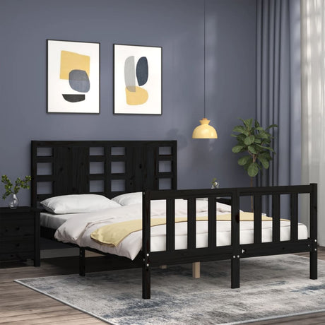 Bed Frame Without Mattress Solid Wood Pine