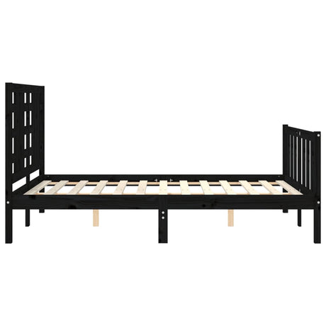 Bed Frame Without Mattress Solid Wood Pine