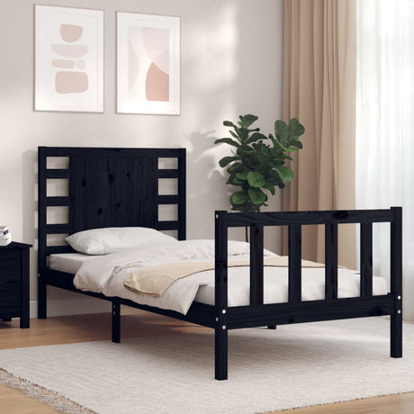 Bed Frame Without Mattress Solid Wood Pine