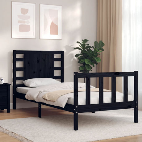 Bed Frame Without Mattress Solid Wood Pine