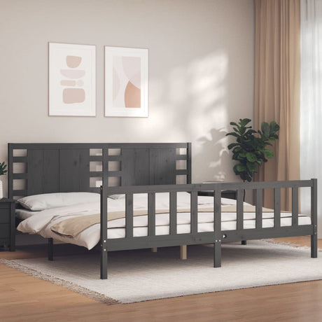 Bed Frame Without Mattress Solid Wood Pine