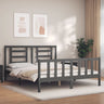 Bed Frame Without Mattress Double Solid Wood Pine