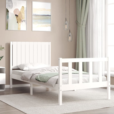 Bed Frame Without Mattress Solid Wood Pine