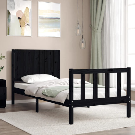 Bed Frame Without Mattress Solid Wood Pine
