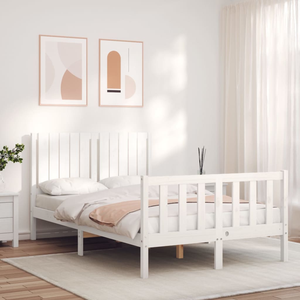 Bed Frame Without Mattress Solid Wood Pine