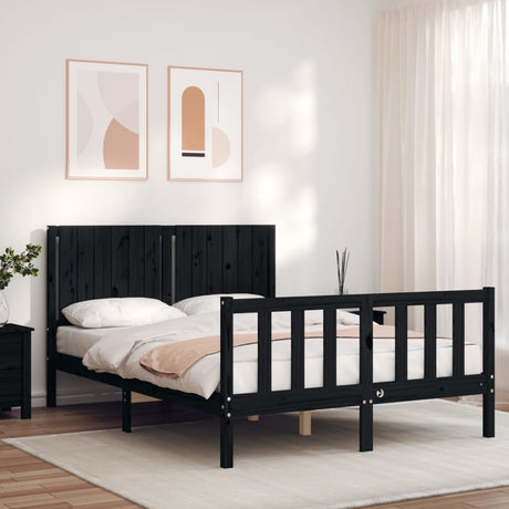 Bed Frame Without Mattress Solid Wood Pine