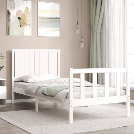 Bed Frame Without Mattress Solid Wood Pine