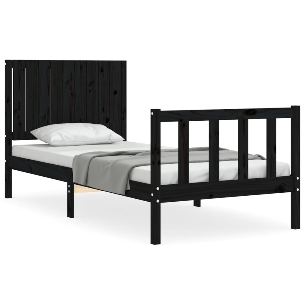 Bed Frame Without Mattress Solid Wood Pine