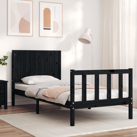 Bed Frame Without Mattress Solid Wood Pine