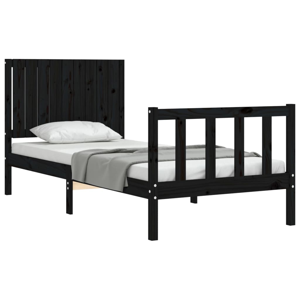 Bed Frame Without Mattress Solid Wood Pine