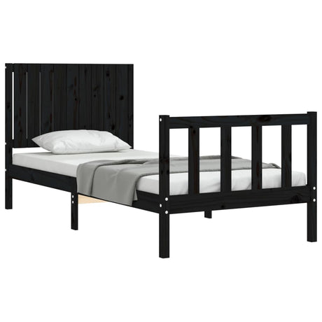 Bed Frame Without Mattress Solid Wood Pine
