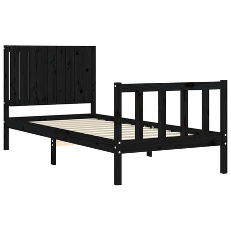 Bed Frame Without Mattress Solid Wood Pine