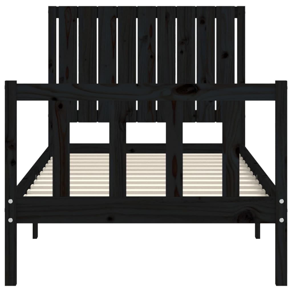 Bed Frame Without Mattress Solid Wood Pine