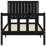 Bed Frame Without Mattress Solid Wood Pine