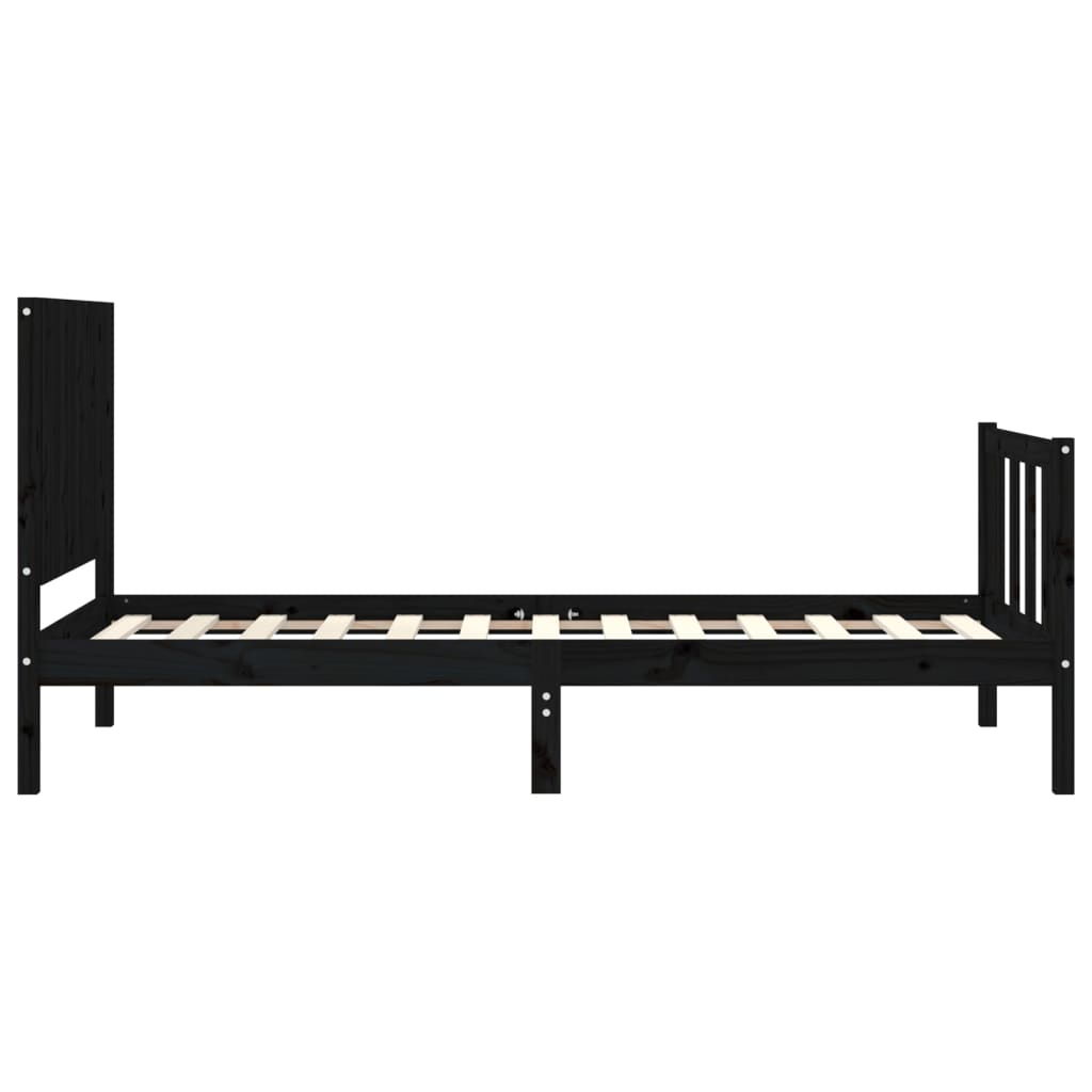 Bed Frame Without Mattress Solid Wood Pine