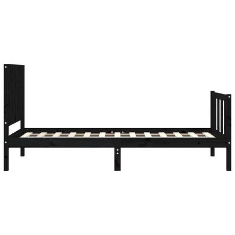 Bed Frame Without Mattress Solid Wood Pine