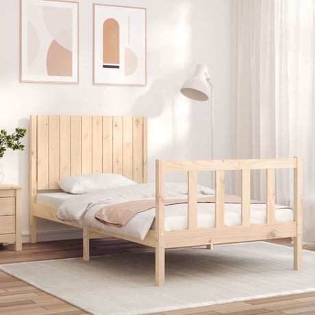 Bed Frame Without Mattress Solid Wood Pine
