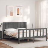 Bed Frame Without Mattress Solid Wood Pine
