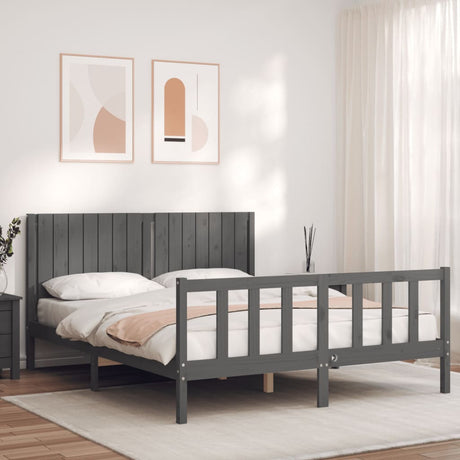 Bed Frame Without Mattress Solid Wood Pine