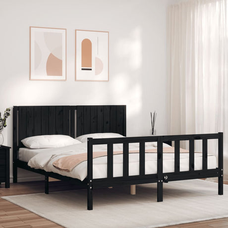Bed Frame Without Mattress Solid Wood Pine