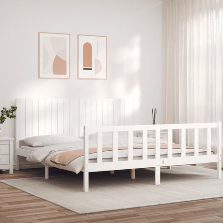 Bed Frame Without Mattress Solid Wood Pine