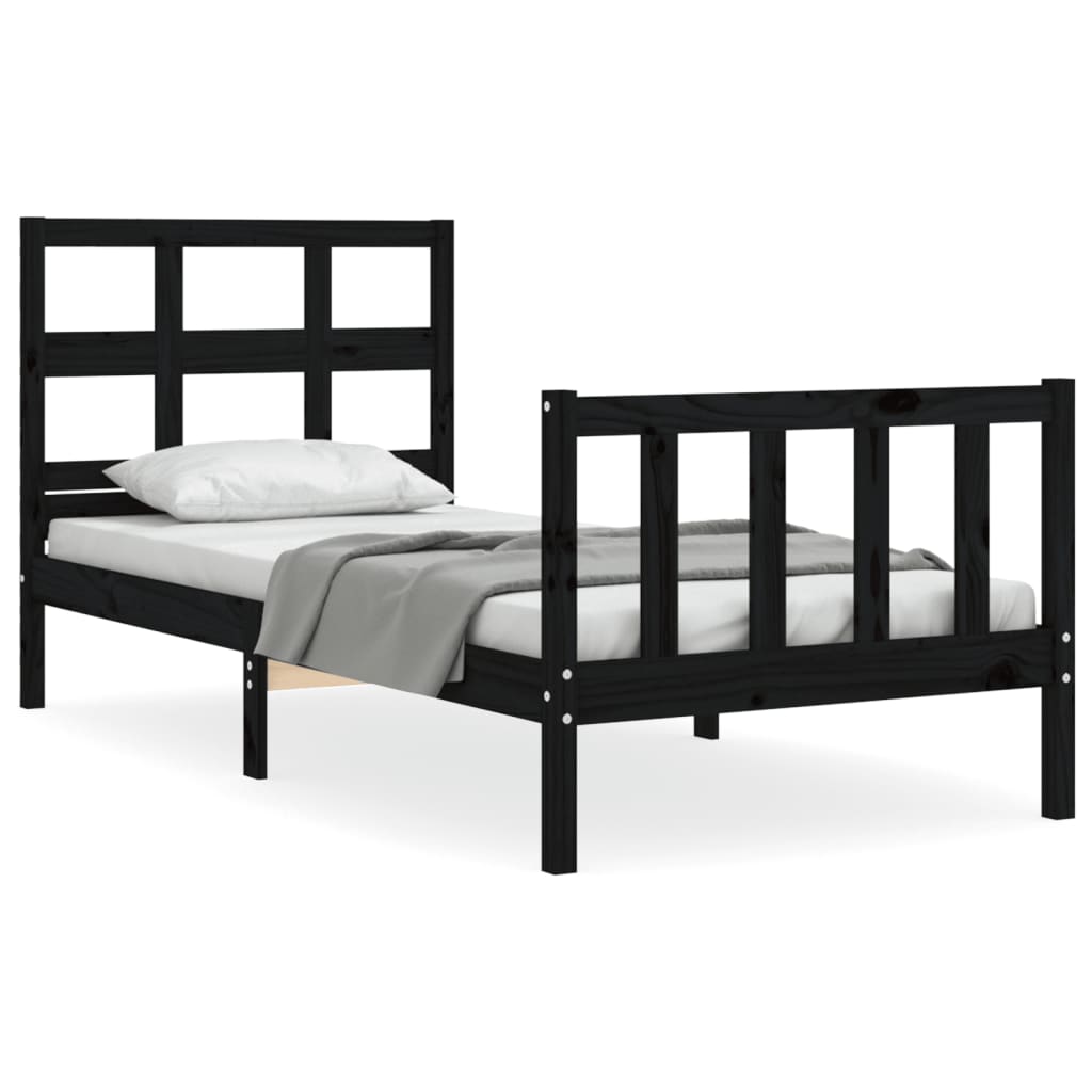 Bed Frame Without Mattress Small Single Solid Wood Pine