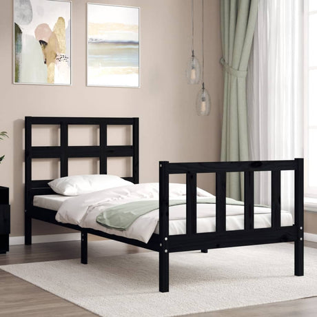 Bed Frame Without Mattress Small Single Solid Wood Pine