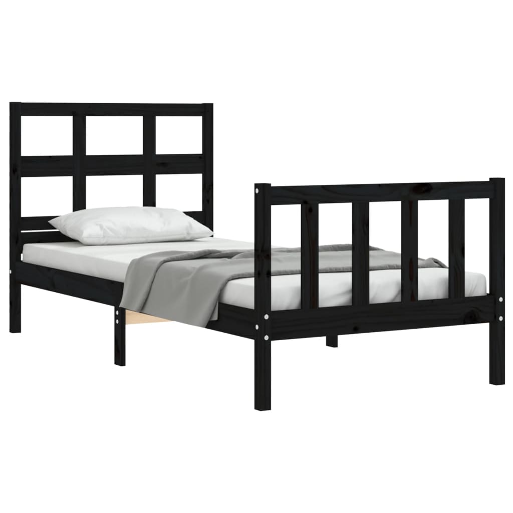 Bed Frame Without Mattress Small Single Solid Wood Pine