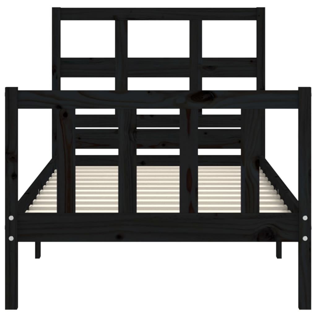 Bed Frame Without Mattress Small Single Solid Wood Pine