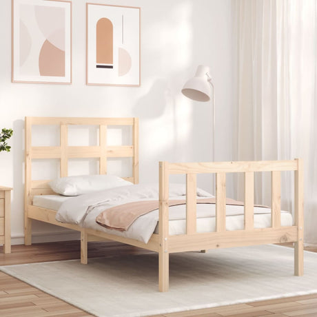 Bed Frame Without Mattress Small Single Solid Wood Pine