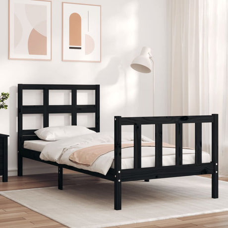 Bed Frame Without Mattress Small Single Solid Wood Pine