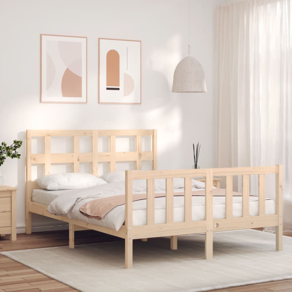 Bed Frame Without Mattress Small Single Solid Wood Pine