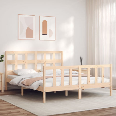 Bed Frame Without Mattress Small Single Solid Wood Pine