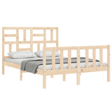 Bed Frame Without Mattress Small Double Solid Wood Pine