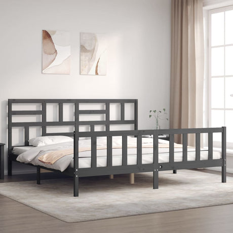 Bed Frame Without Mattress Small Double Solid Wood Pine