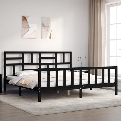 Bed Frame Without Mattress Small Double Solid Wood Pine