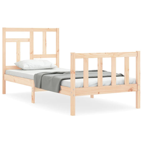 Bed Frame Without Mattress Small Single Solid Wood Pine